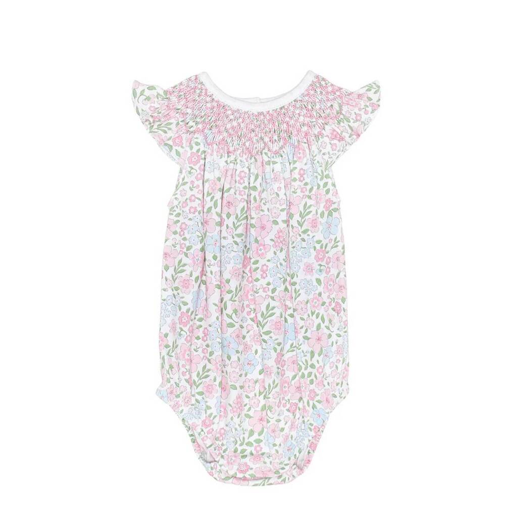 NEW NELLA PIMA girl's english garden bishop bubble romper in multi